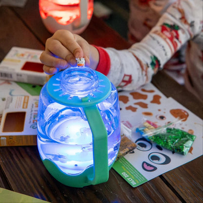 Glo Pals - DIY Sensory Play Jar - Zoo Theme