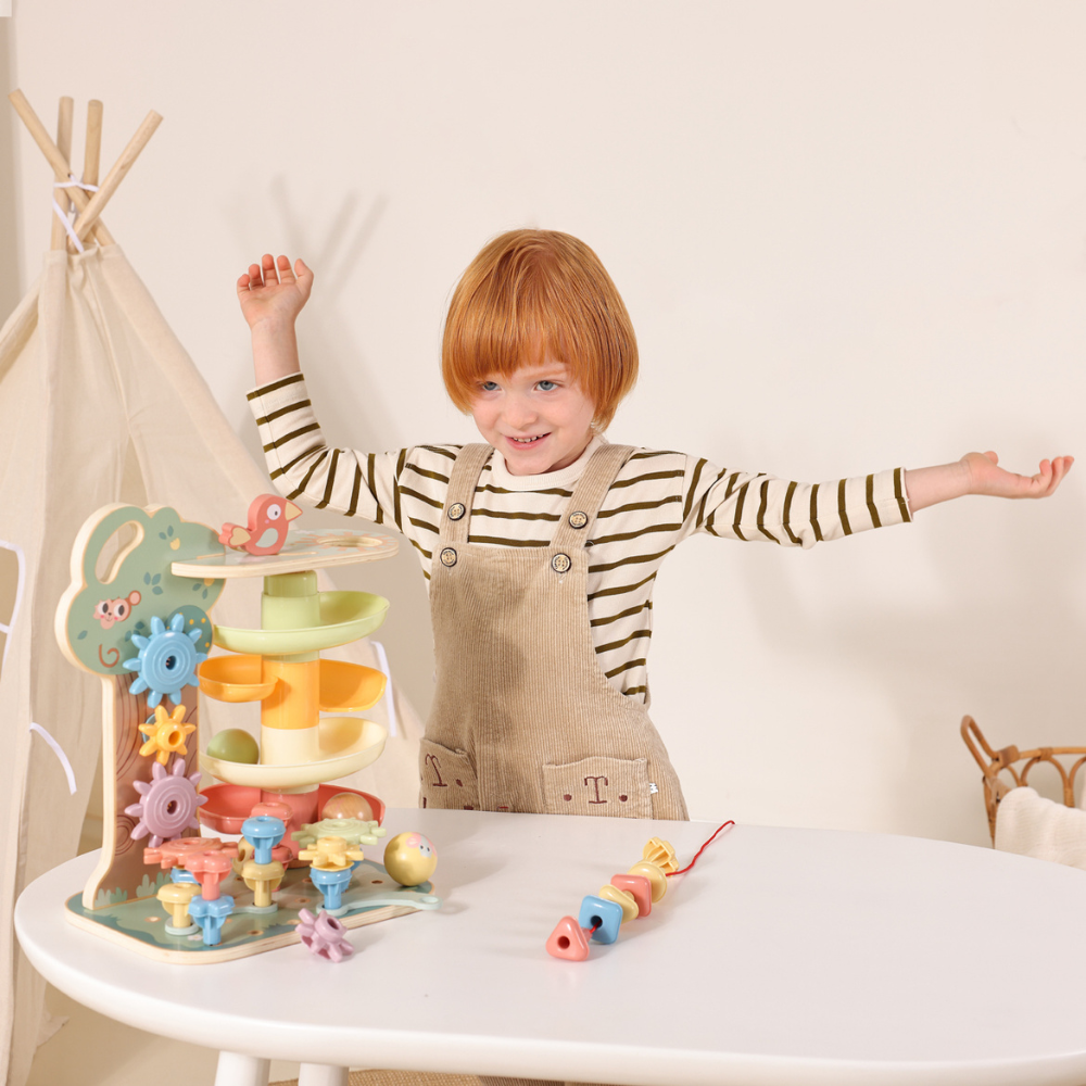 TookyToy - Montessori Tree Tower Multi-Activity Toy