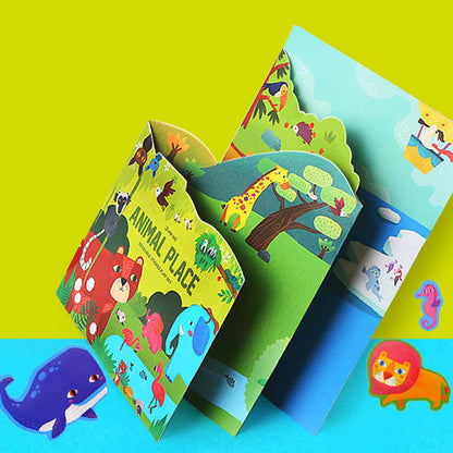 Jar Meló - Reusable Sticker Play Set - Animal Place