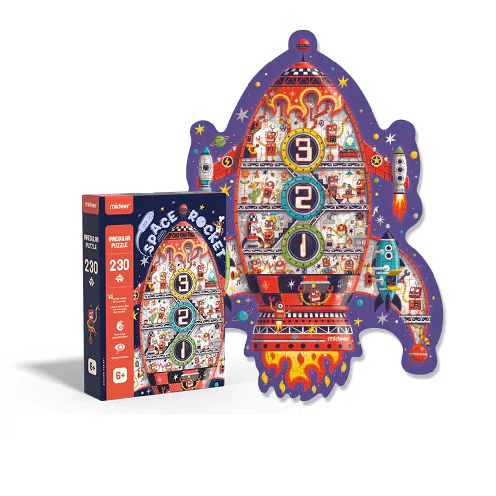 Mideer - Irregular Puzzle Space Rocket