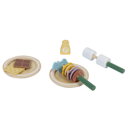 TookyToy - Pretend Play Cooking By The Campfire Toy Set
