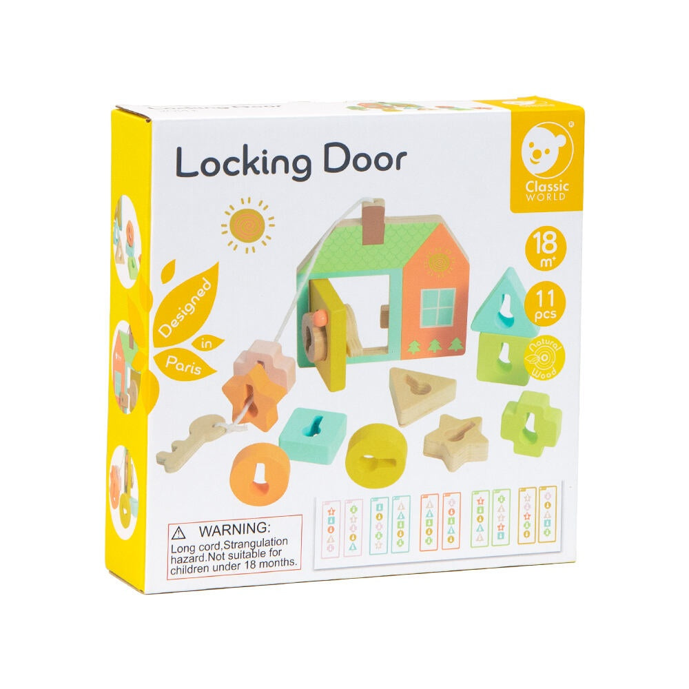 Classic World - Lacing & Locking Door Busy Board