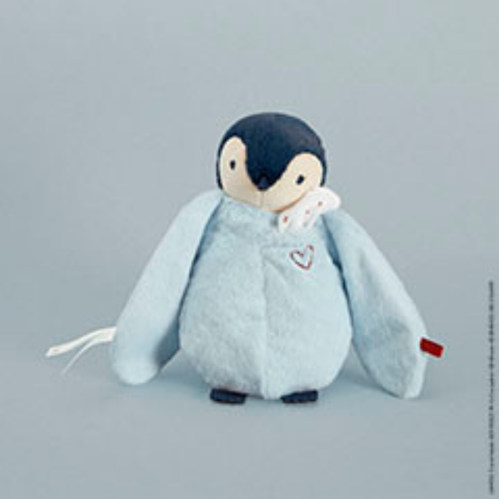Kaloo - Blue Penguin Kissing Plush Toy