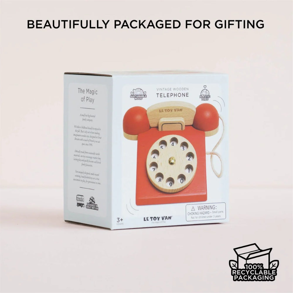 Le Toy Van - Vintage Wooden Phone