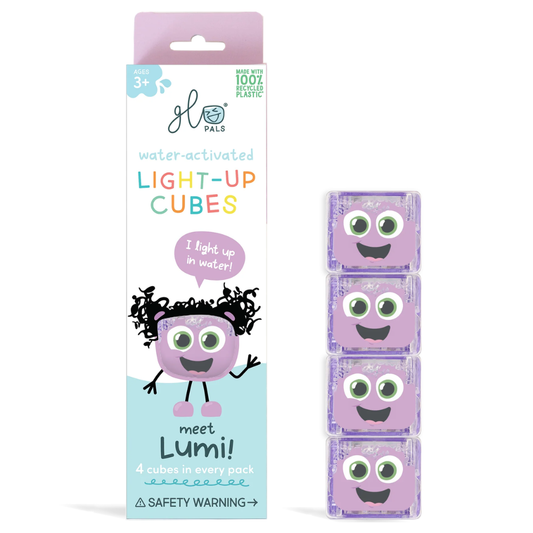 Glo Pals - Water Activated Light-Up Sensory Toys - Lumi (4 Pack)