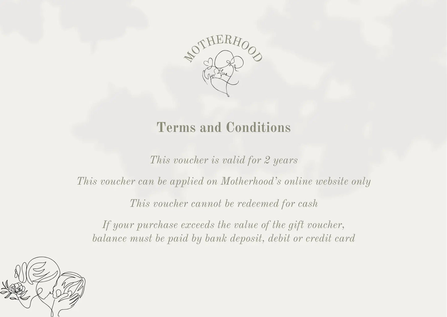 Motherhood Gift Card - Motherhood
