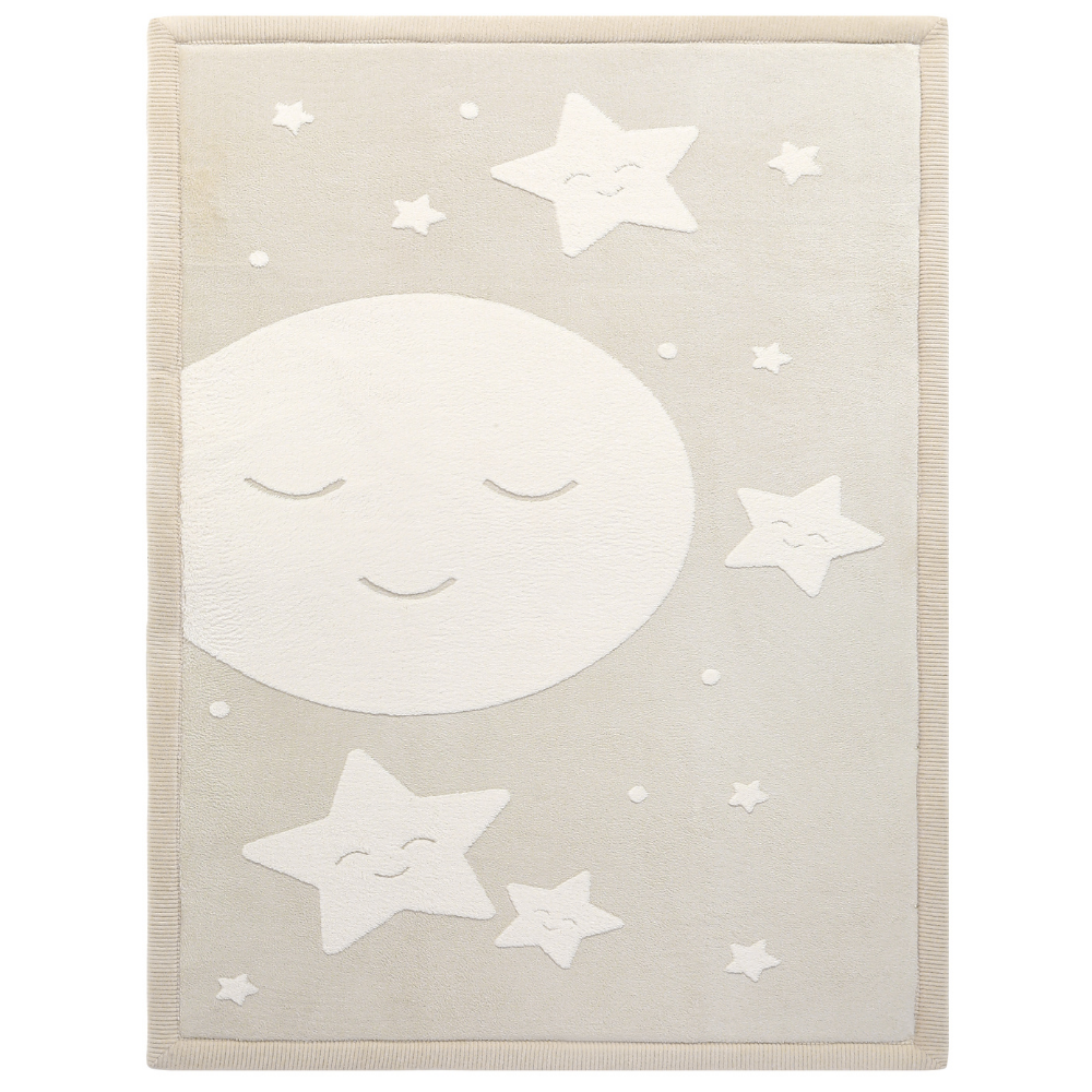 Hakuna Matte - CloudSoftRise Play Mat 3D Carpet - Moon & Stars 170 x 120 x 2.5 cm