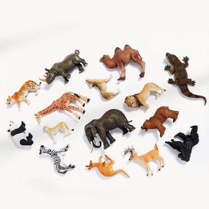 Mideer - Wild Animal Playset - 15 Pieces