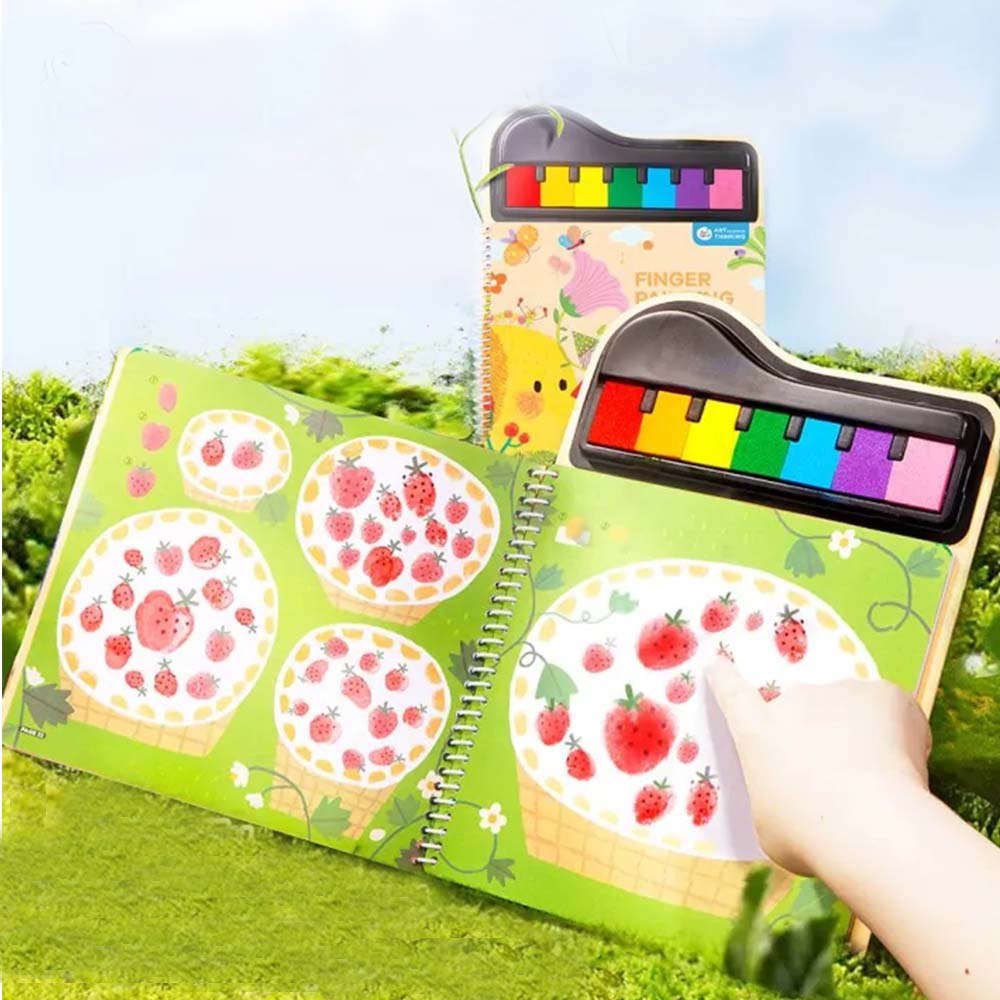 Jar Meló - Finger Painting Art Set - A Lively Forest