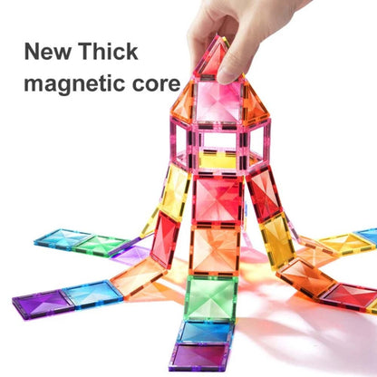 Mideer - Colourful Magnetic Tiles Building Set - 100pcs