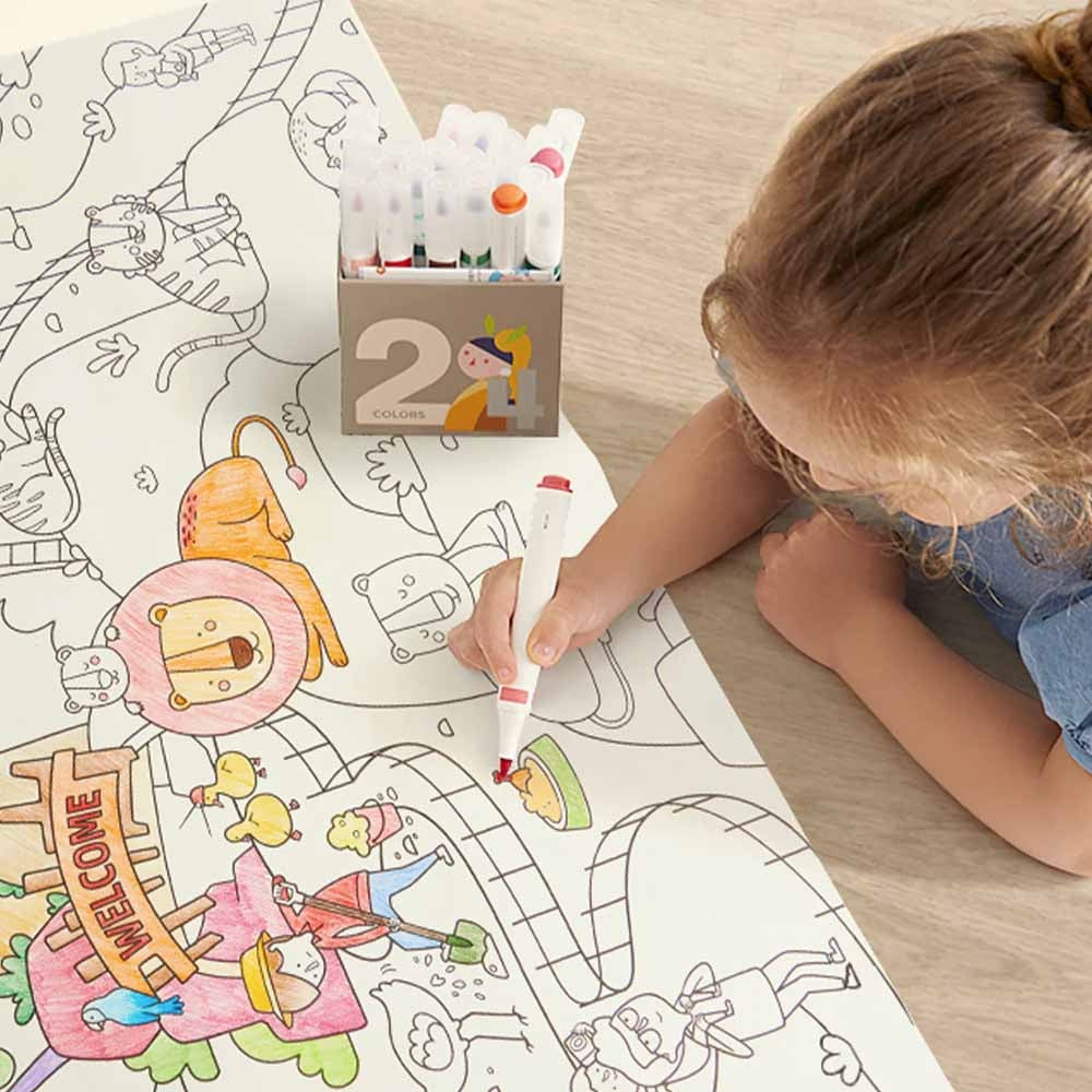 Mideer - Adhesive Colouring Scroll