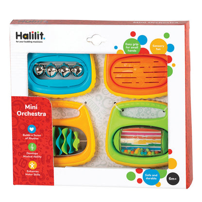 Halilit - Music Instrument for Babies & Toddlers - Mini Orchestra - Gift Set of 4 -**