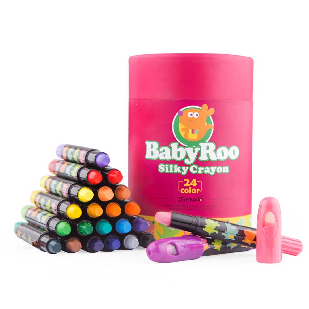 Jar Meló - Twistable Silky Crayons - Washable - 24 Colours