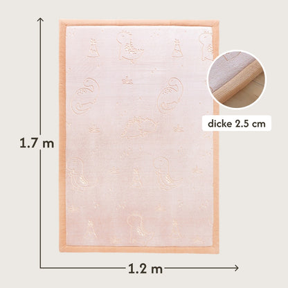 Hakuna Matte - GlowCloud Play Mat Carpet Glow in the Dark - Dinosaurs 170 x 120 x 2.5 cm
