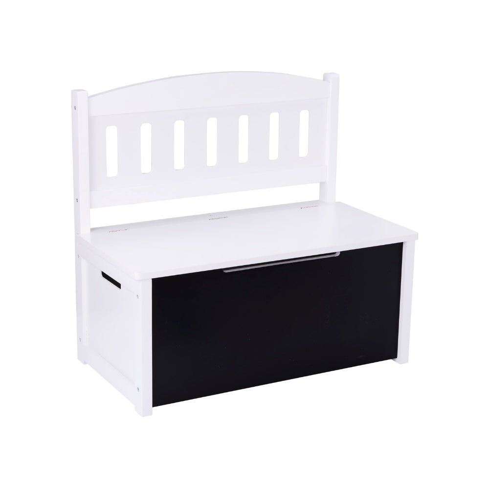 TookyToy - Wooden Toy Chest with Flip-Down Bench Seat