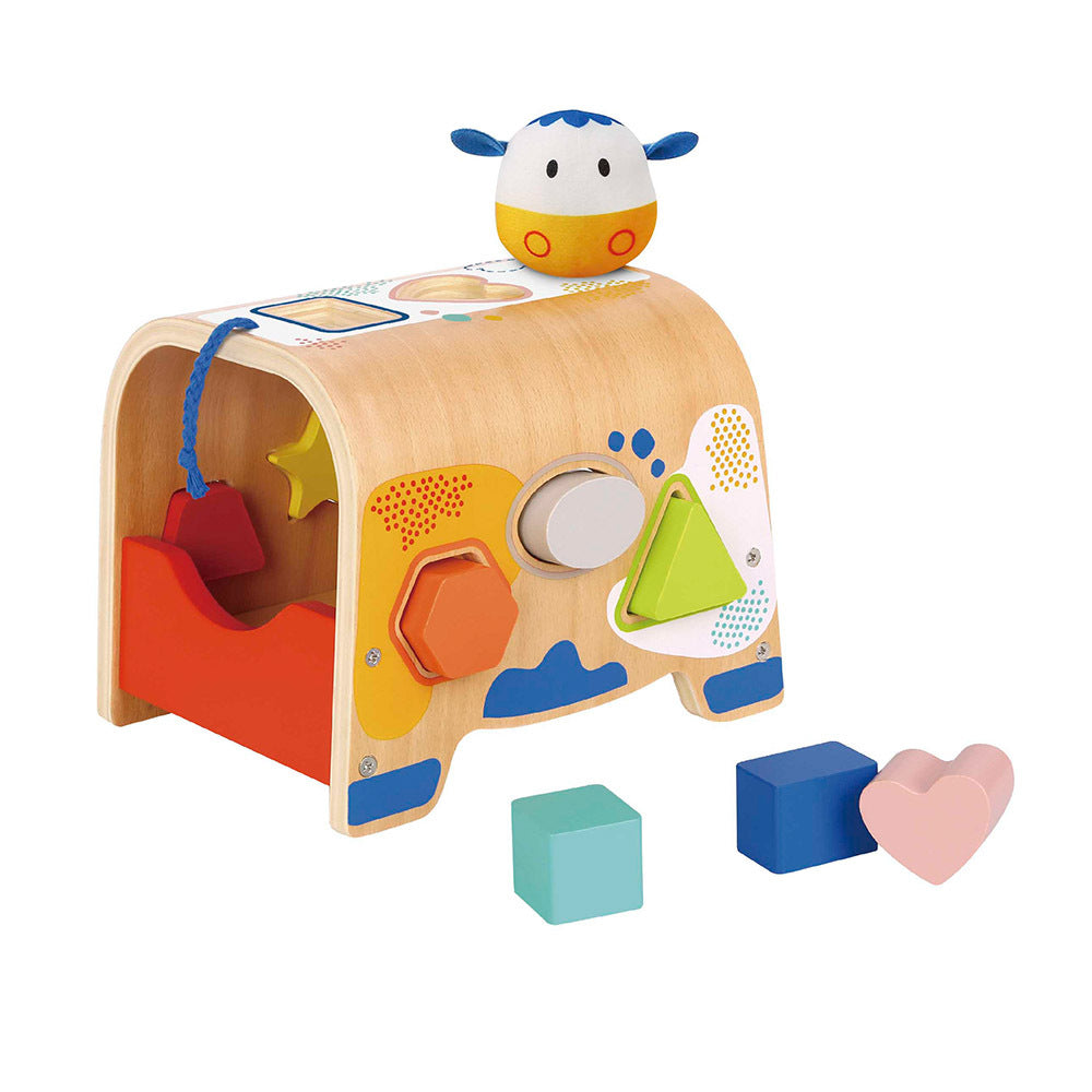 TookyToy - Wooden Shape Sorter with Blocks - Motherhood