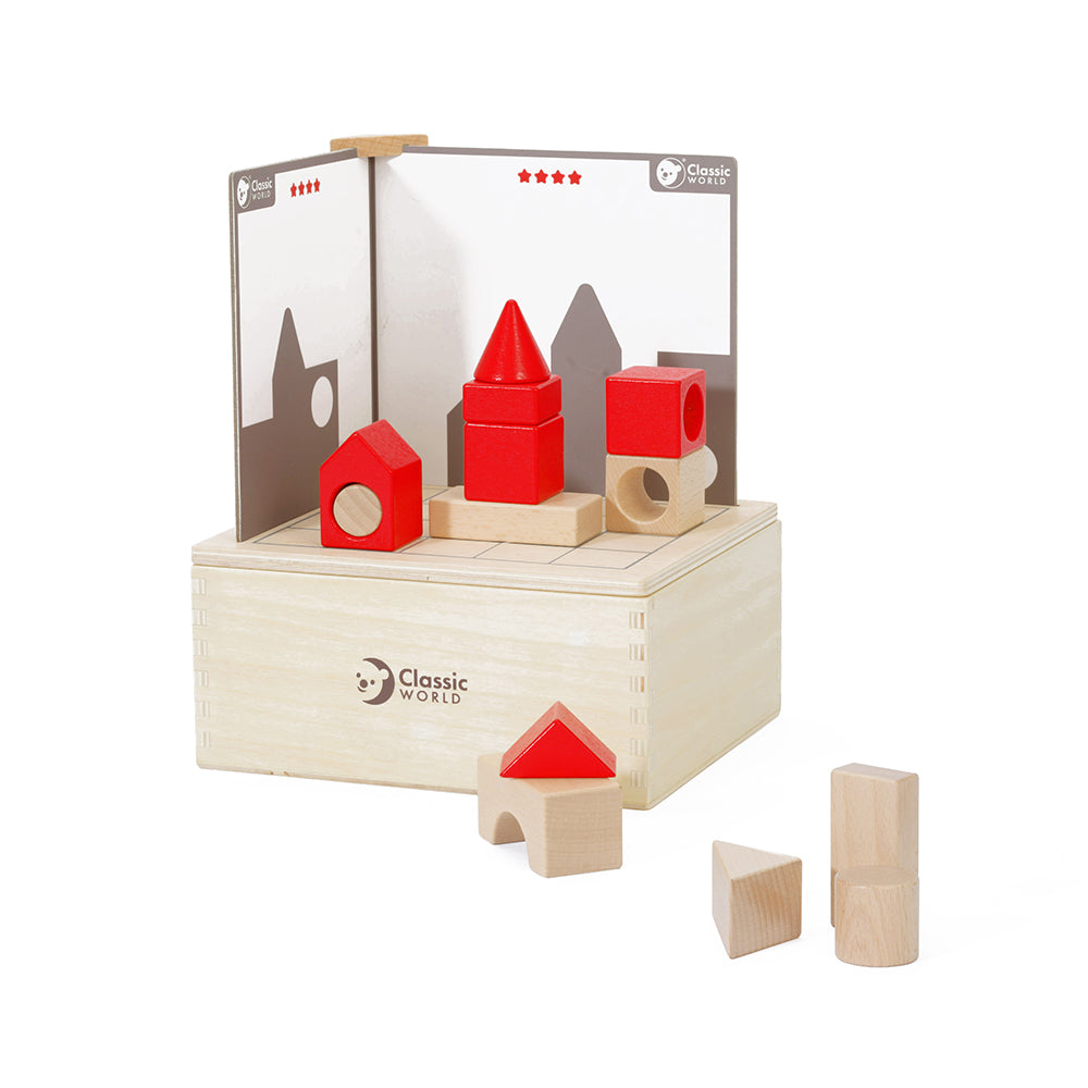Classic World - Building Blocks - Spatial Thinking Game & Activity Cards