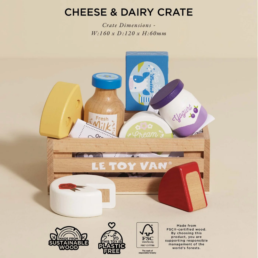 Le Toy Van - Market Crate Wooden Food Crates Complete Collection