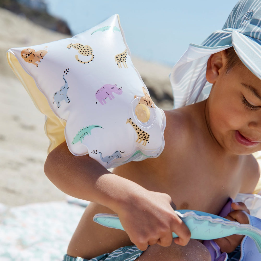 Swim Essentials - Swimming Armbands - Safari 2-6 Years