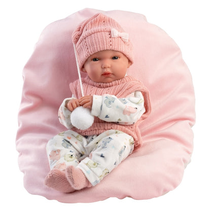 Llorens - Anatomically Correct Baby Girl Doll with Clothing: Bimba - 35cm