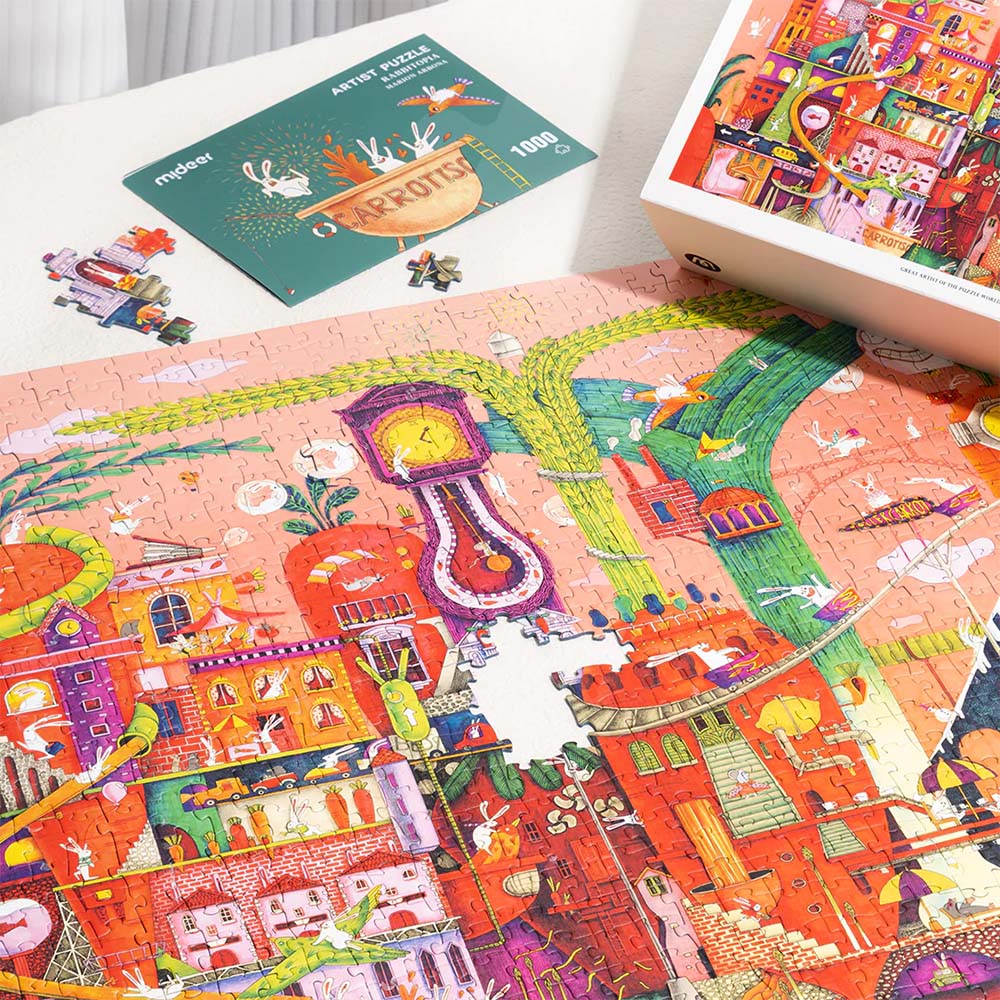 Mideer - Artist 1000 Piece Puzzle Rabbitopia