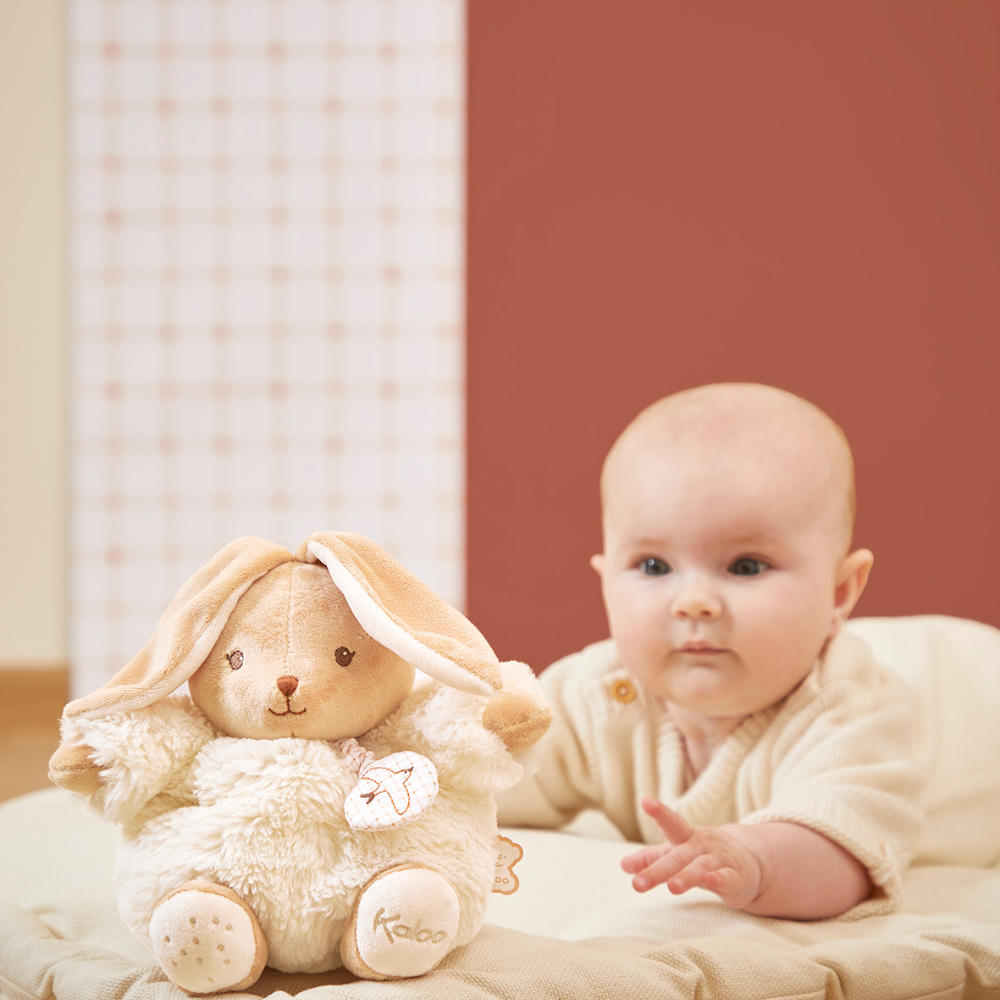 Kaloo - Musical Soft Toy - Cream Rabbit Patapouf - 17cm