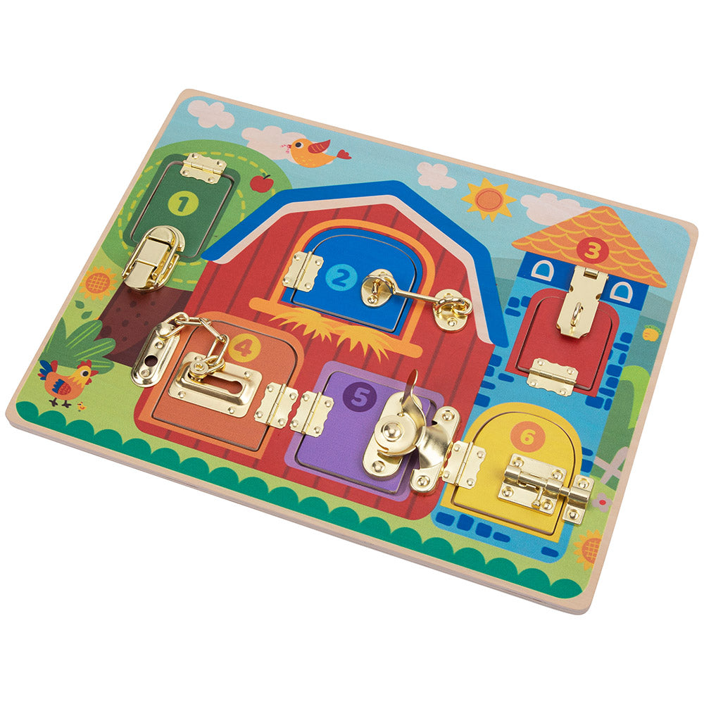 TookyToy - Latches Activity Activity Busy Board - Motherhood