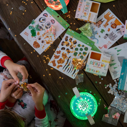 Glo Pals - DIY Sensory Play Jar - Zoo Theme