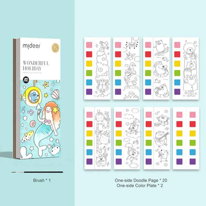 Mideer - Watercolour Painting Set - Travel Size - Wonderful Holiday