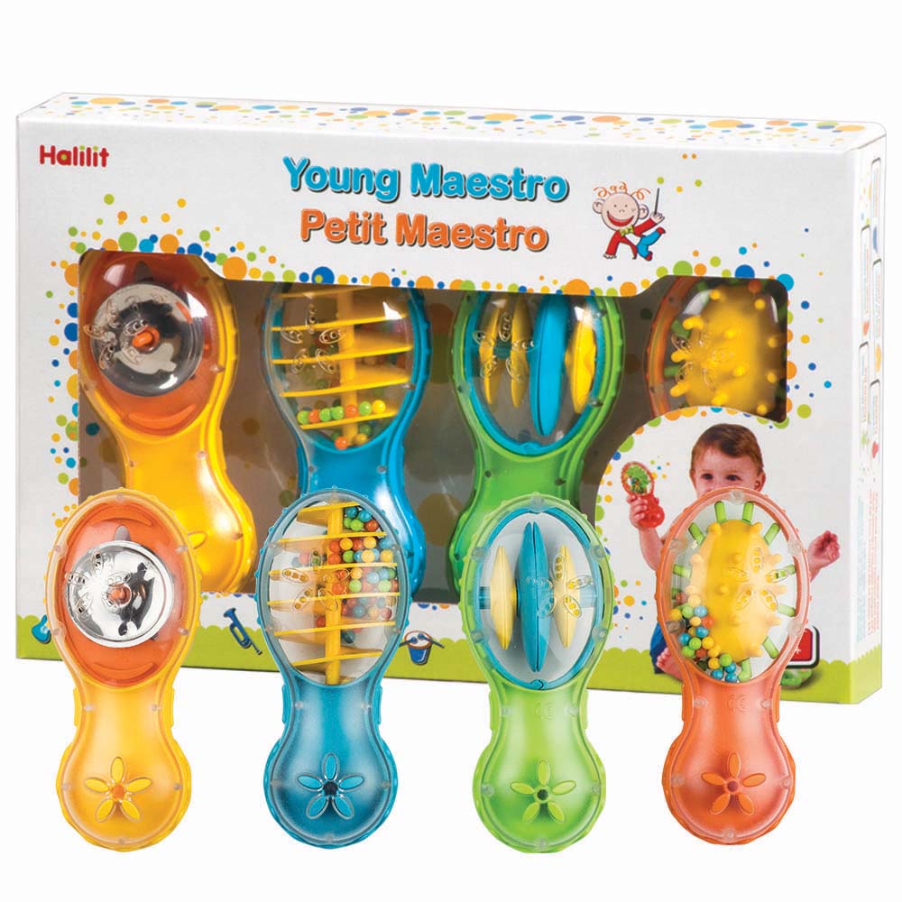 Halilit - Music Instrument for Babies & Toddlers - Young Maestro Set of 4 -**