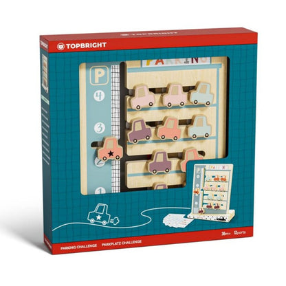 TopBright - Montessori Parking Challenge: Sliding Puzzle Board Game for Kids