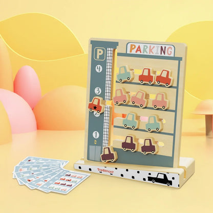 TopBright - Montessori Parking Challenge: Sliding Puzzle Board Game for Kids