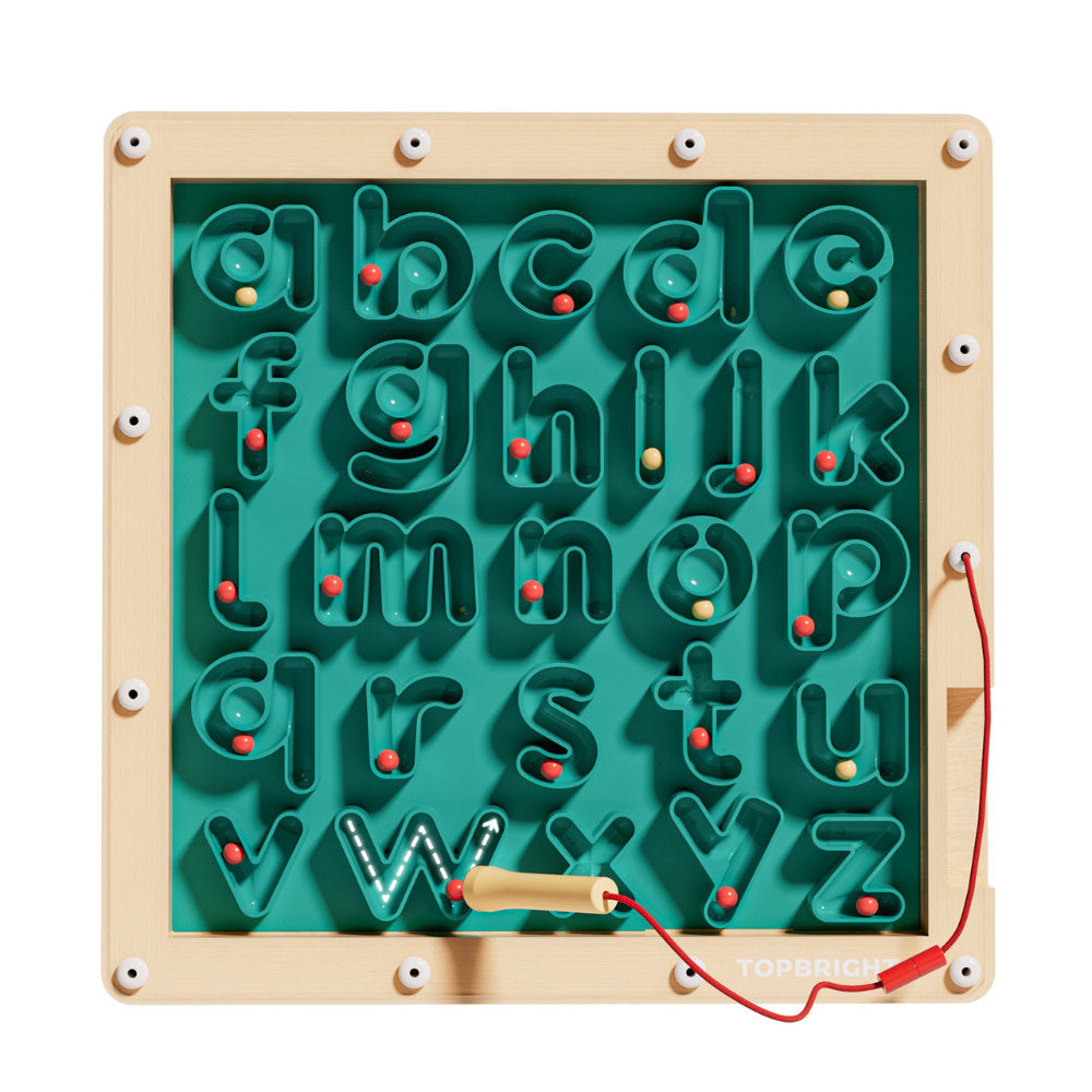 TopBright - Magnetic Maze - Alphabet Tracing Board