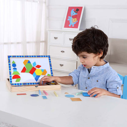 TookyToy Magnetic Shapes Puzzle Set