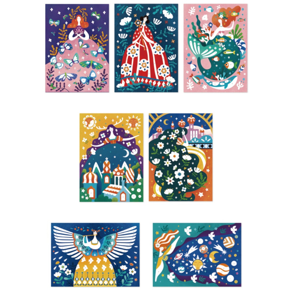 Mideer - Sticker Activity Set - Princess Diary