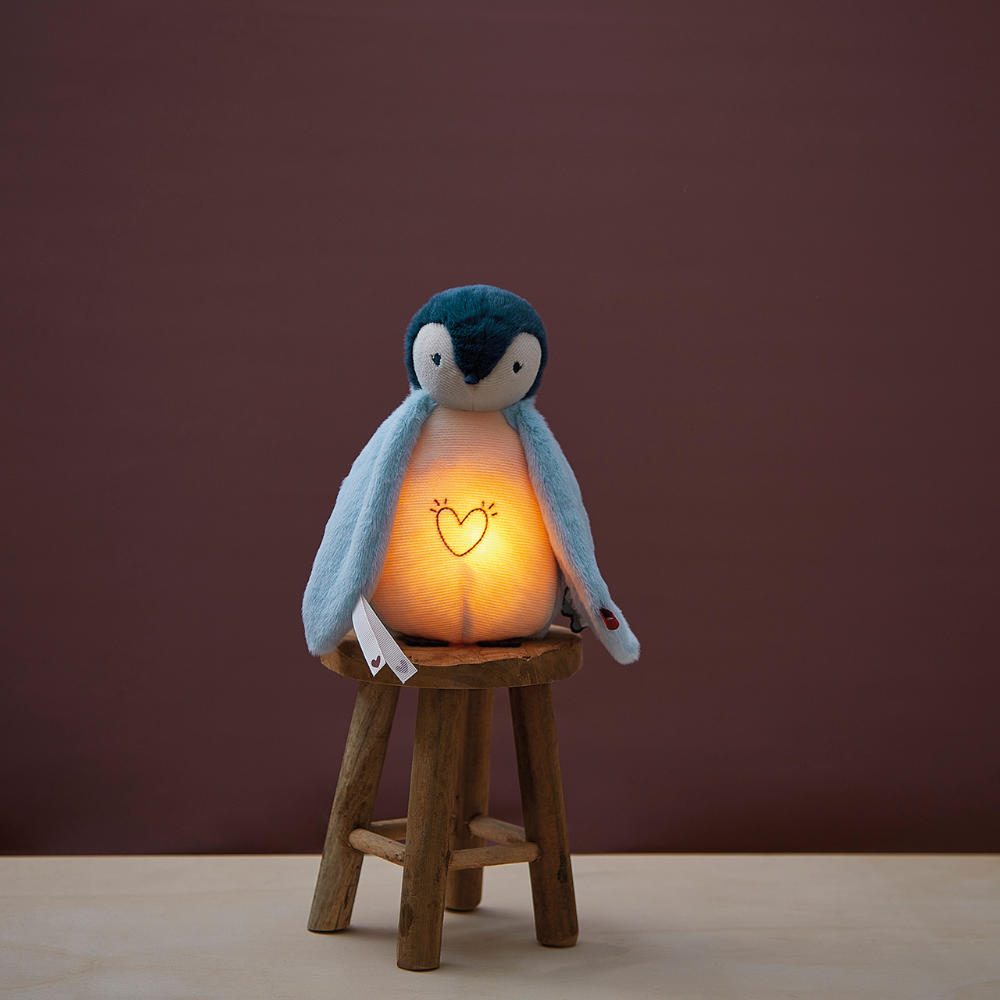 Kaloo - Blue Penguin Night Light Soft Toy