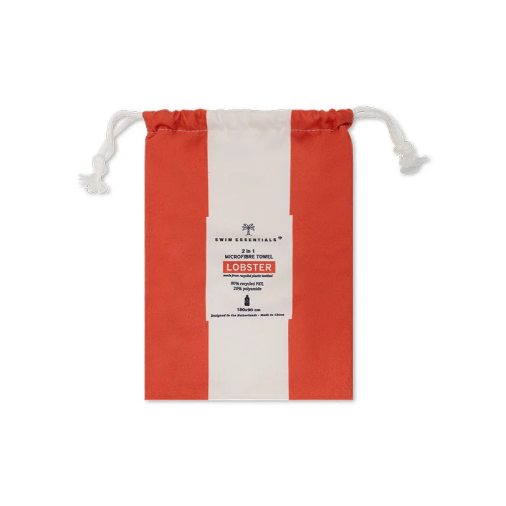 Swim Essentials - Shaped Beach Towel - Lobster