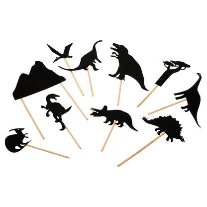 Mideer - Dinosaur Shadow Puppets Set