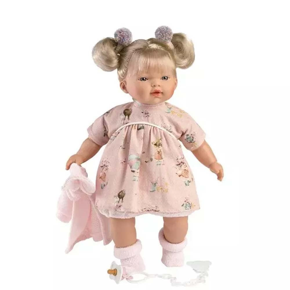 Llorens - Baby Girl Doll with Crying Mechanism, Clothing & Accessories: Aitana - 33cm