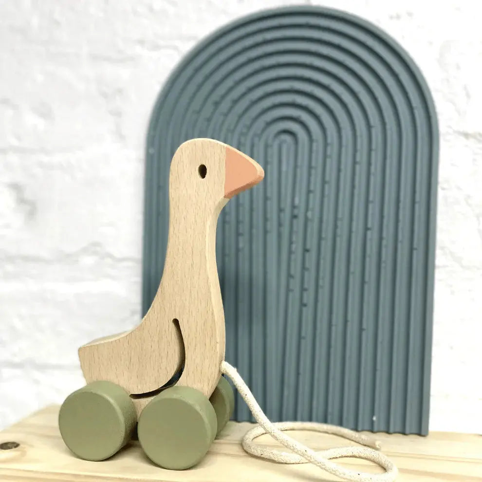 Timmy Toys Little Goose Pull-Along Wooden Toy - Motherhood