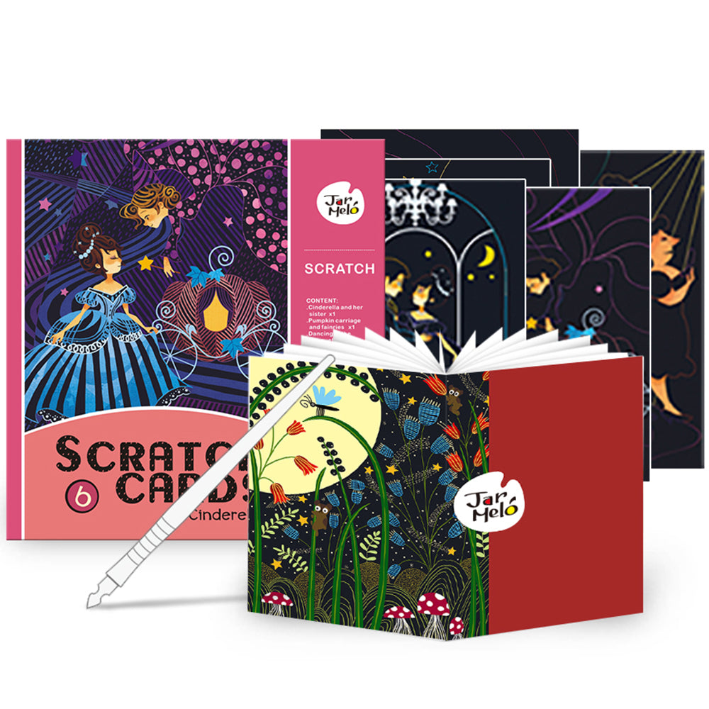 Jar Meló - Scratch Cards Art Set - Cinderella