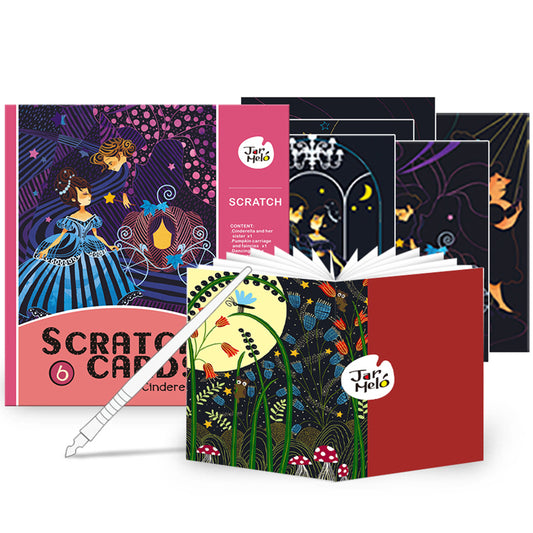 Jar Meló - Scratch Cards Art Set - Cinderella