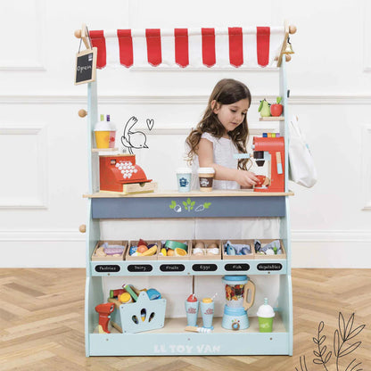 Le Toy Van - Wooden Shop & Cafe Market Stand