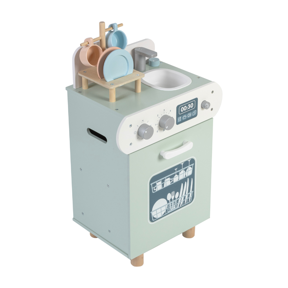 TookyToy - Pretend Play Dishwashing Machine Toy Set