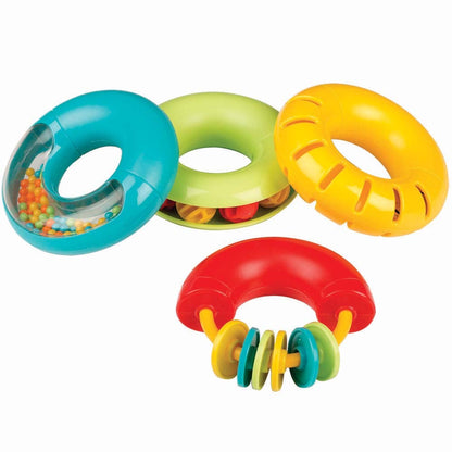 Halilit - Music Instrument for Babies & Toddlers - Musical Rings Gift Set of 4 -**