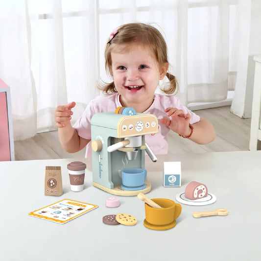 TookyToy - Pretend Play Coffee Shop Toy Set - Motherhood
