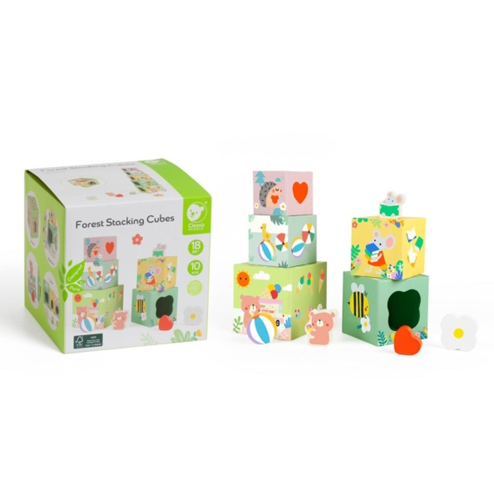 Classic World - Forest Stacking Cubes