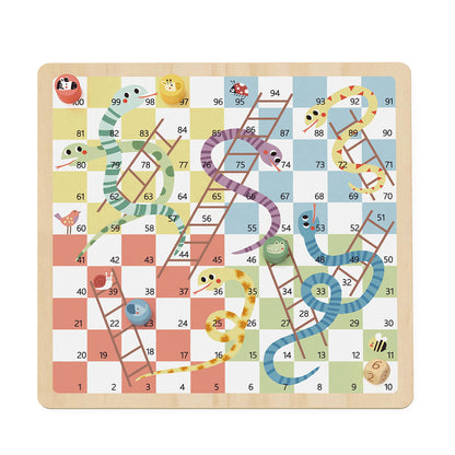 TookyToy - 2-in-1 Games - Ludo and Snakes & Ladders - Motherhood