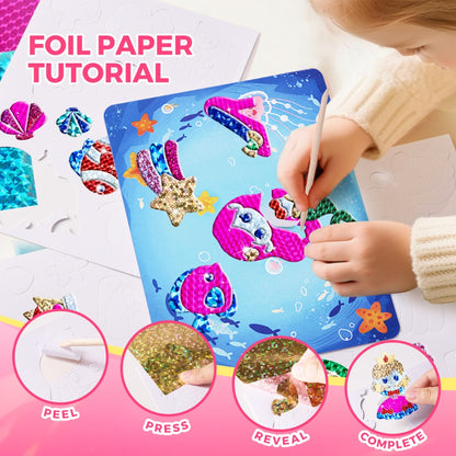 Jar Meló - Foil Arts & Crafts Set - Peel & Stick Activity - Fairy World