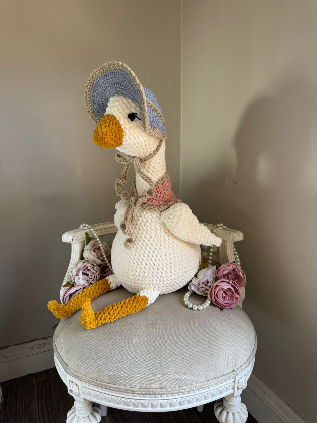 Goose Crochet Plushie Family
